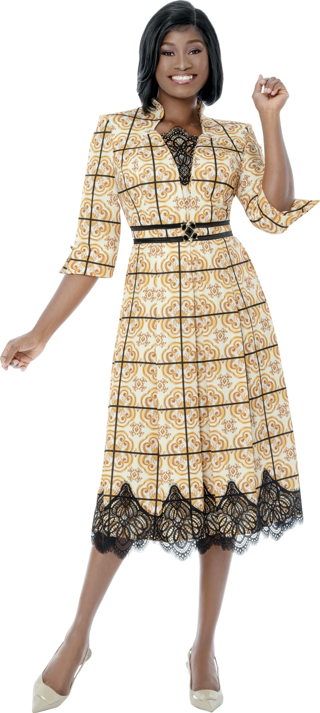Susanna 3045 - Yellow - Dress