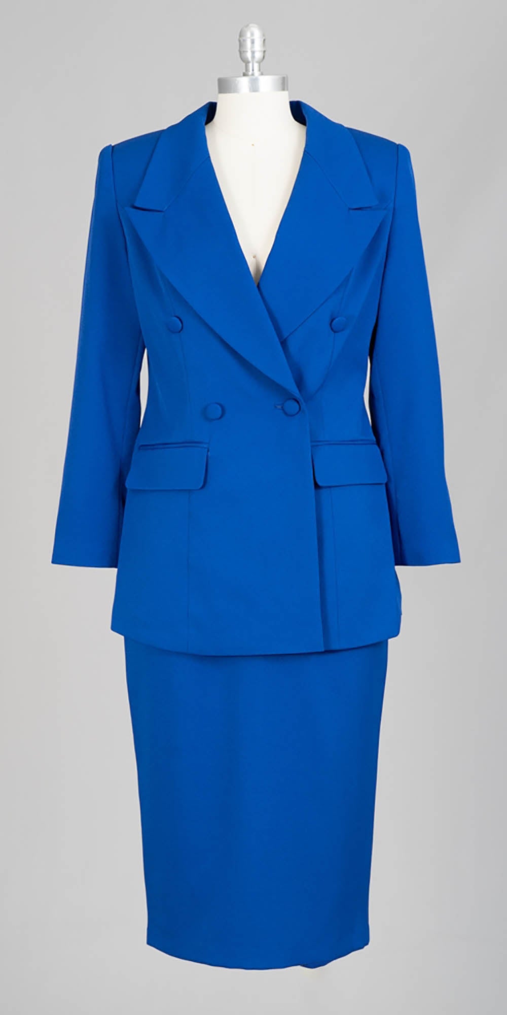 Aussie Austine - 11804 - Royal - 2pc Skirt Suit