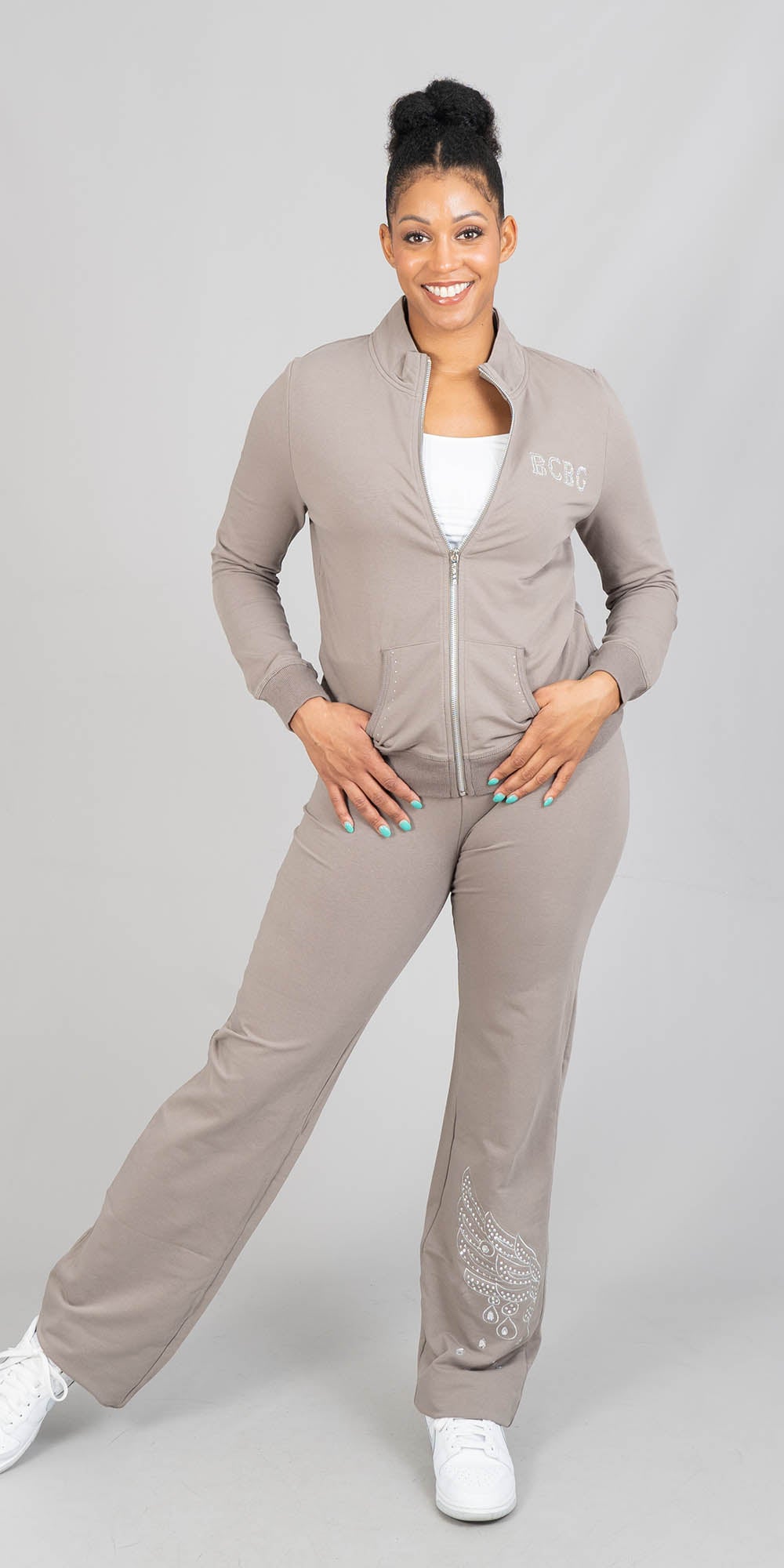 BCBG BC13743JP - Fatigue - Print Knit 2pc Jog Set
