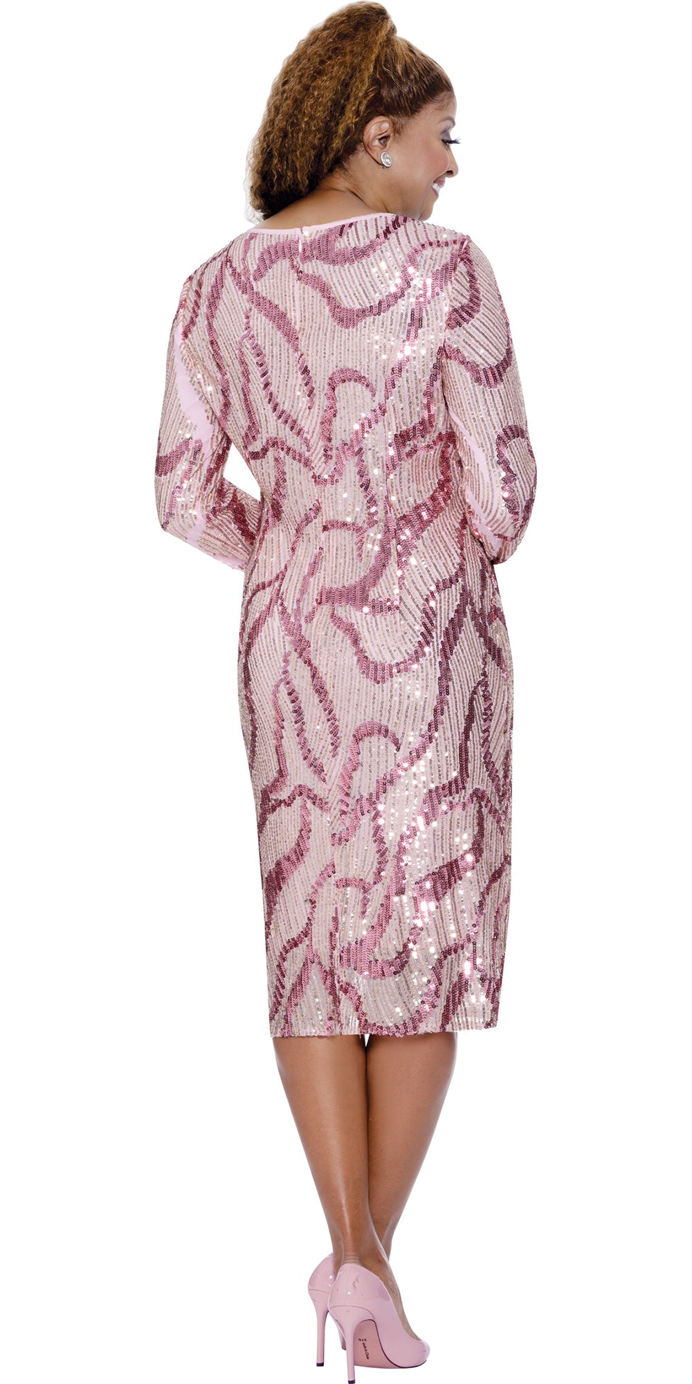 Dorinda Clark Cole 309751 - Rose - Sequin Dress