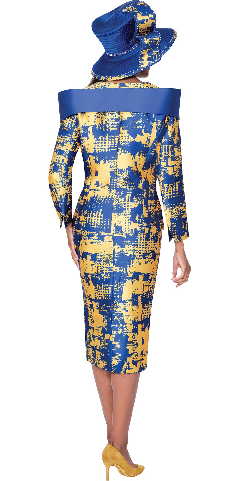 GMI 401062 - Royal Gold - Twill Skirt Suit