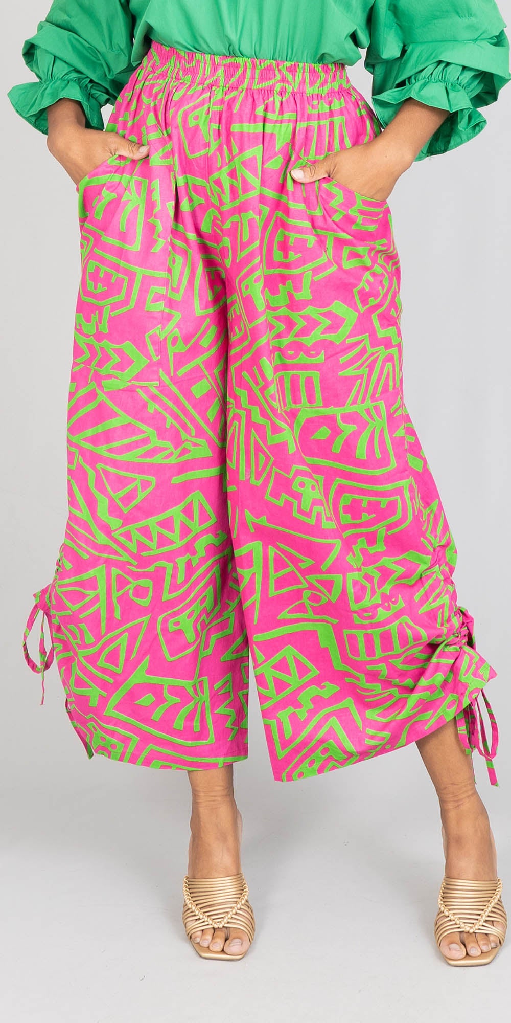 KaraChic 7697-606A - African Print Pant