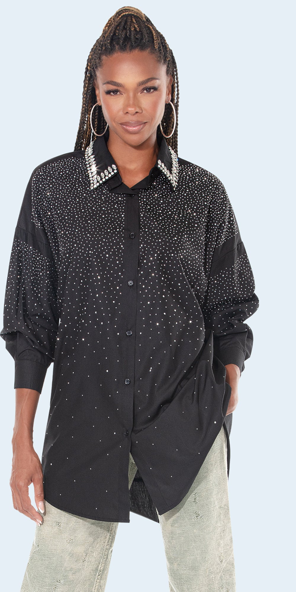Love The Queen 17626 - Black - Tunic
