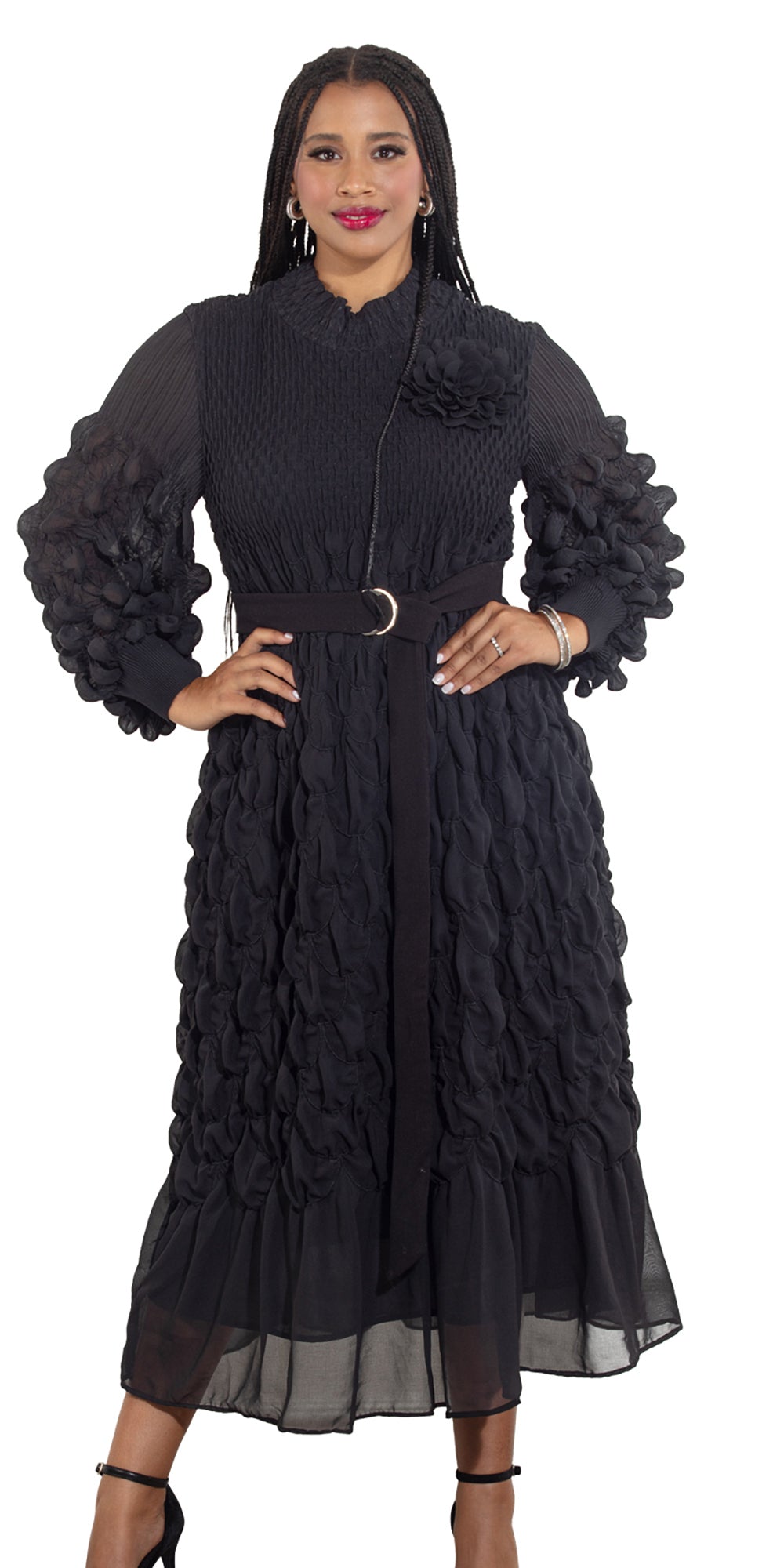 Luxe Moda LM481 - Black - Dress