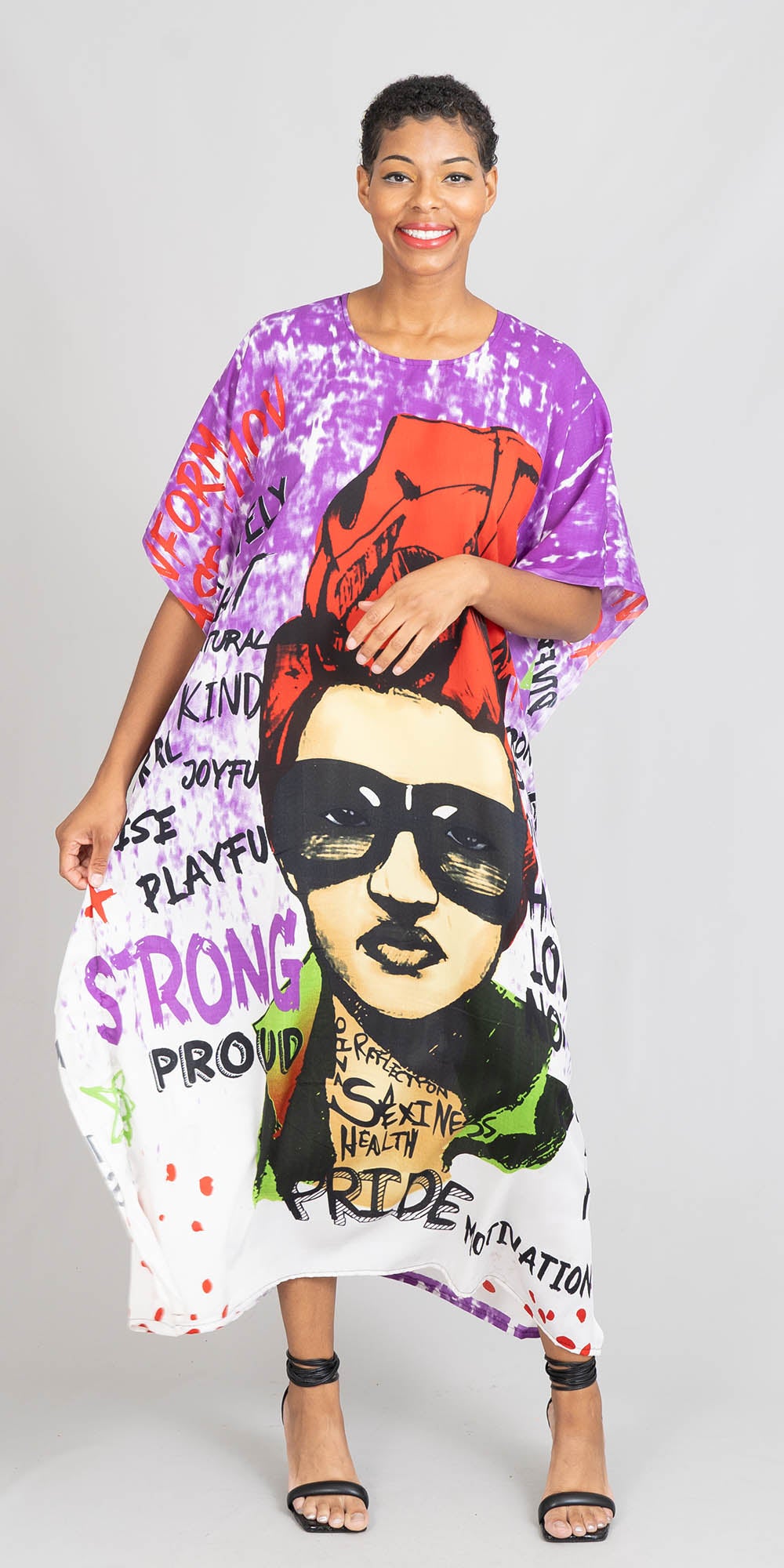 NF PNA1436 Long Print Kaftan