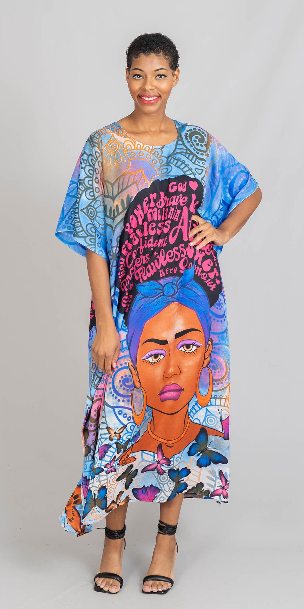 NF PNA1451C Long Print Kaftan
