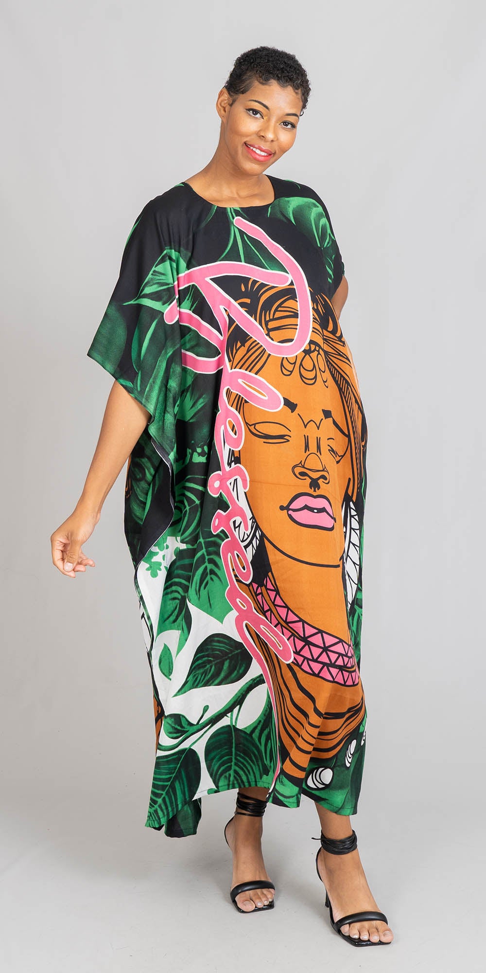 NF PNA1459C Long Print Kaftan