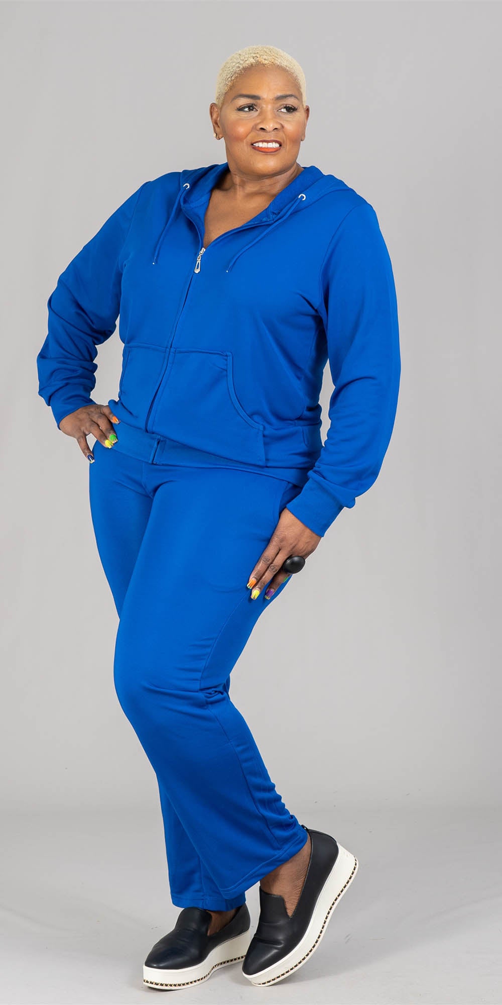 Tracksuit LJS300 - Royal - Hooded 2pc Jog Set
