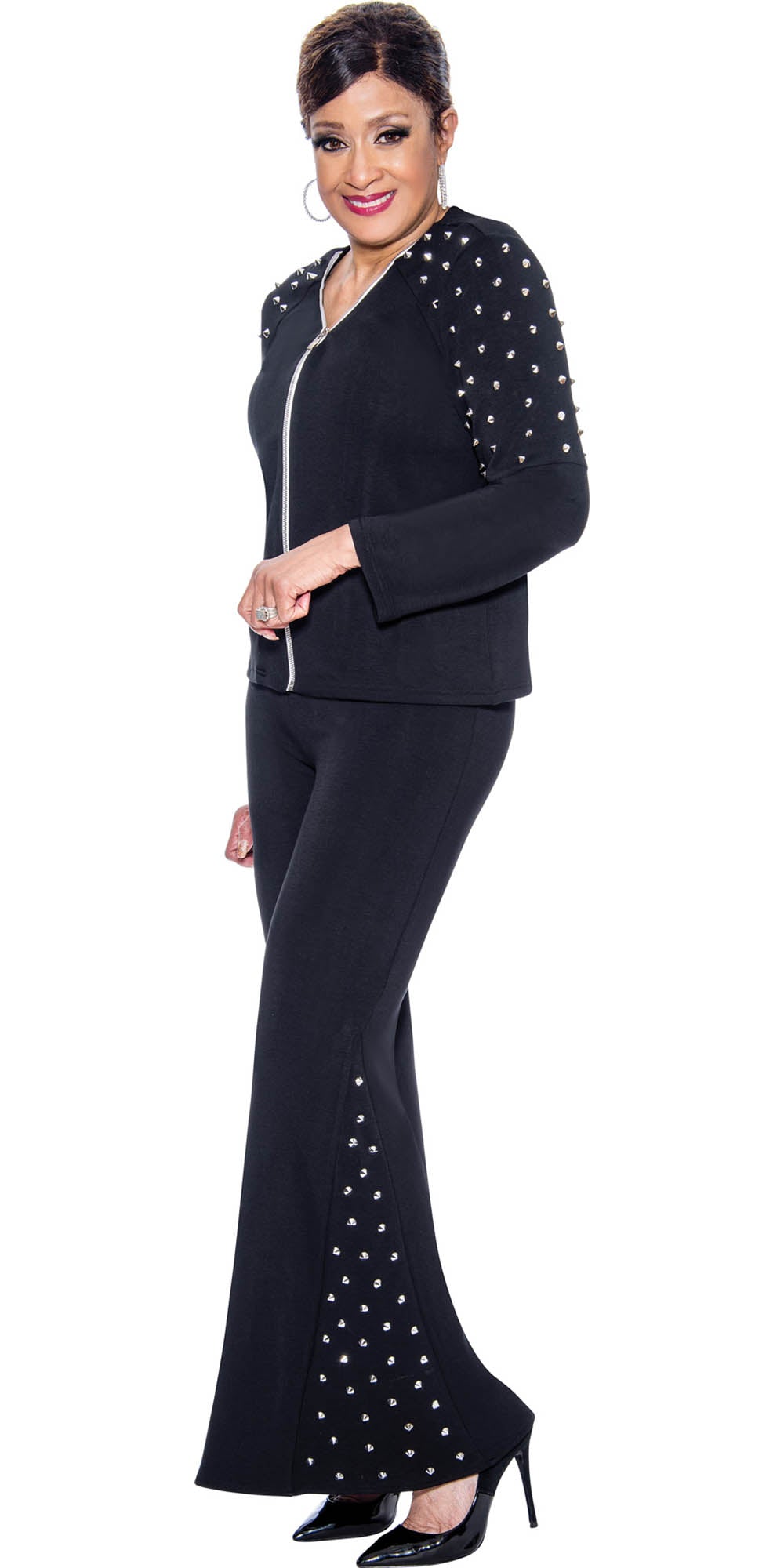 DCC - DCC532 - Black - Embellished Pant Set