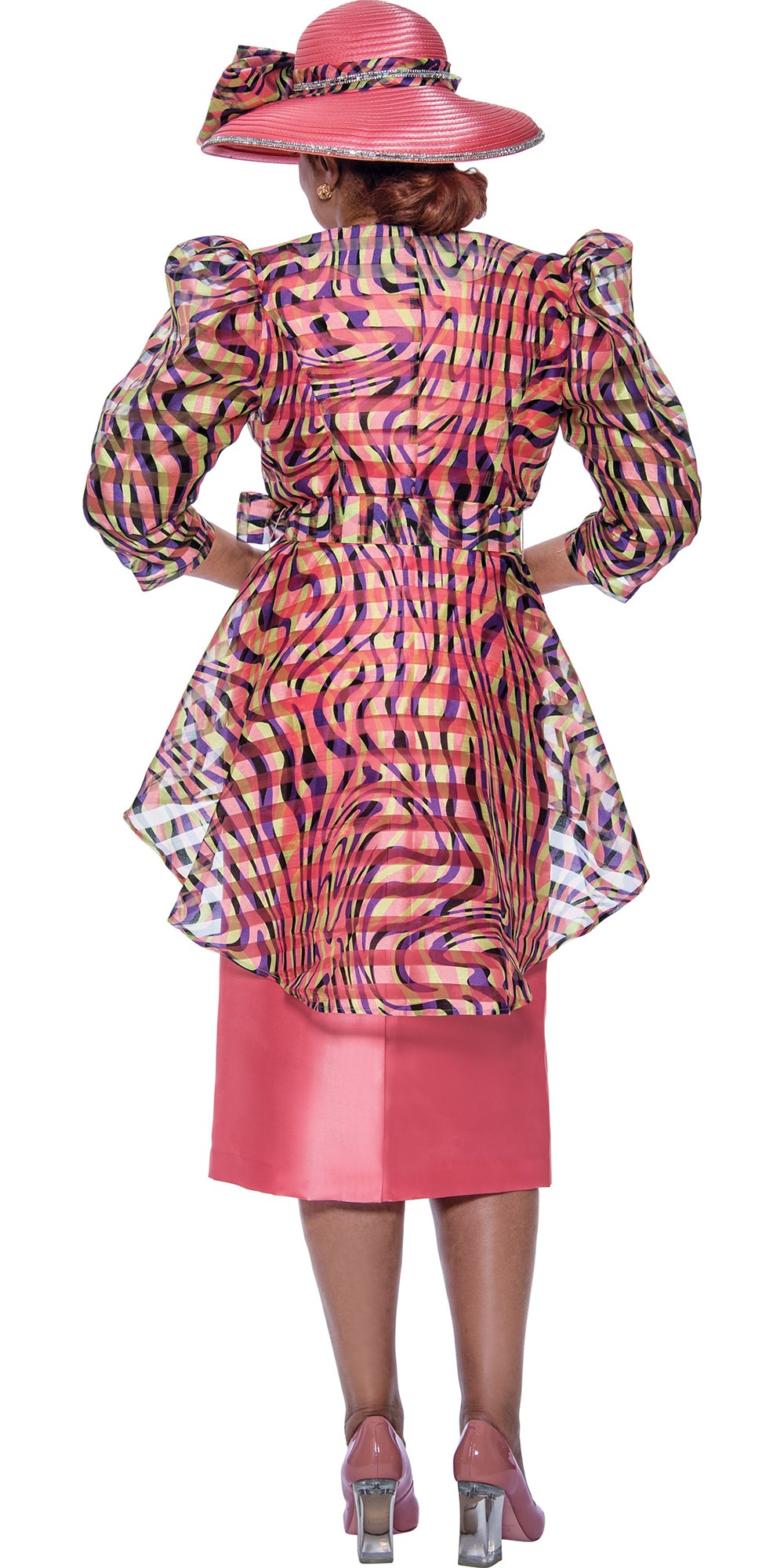 Dorinda Clark Cole - DCC4922 - Print Jacquard Dress
