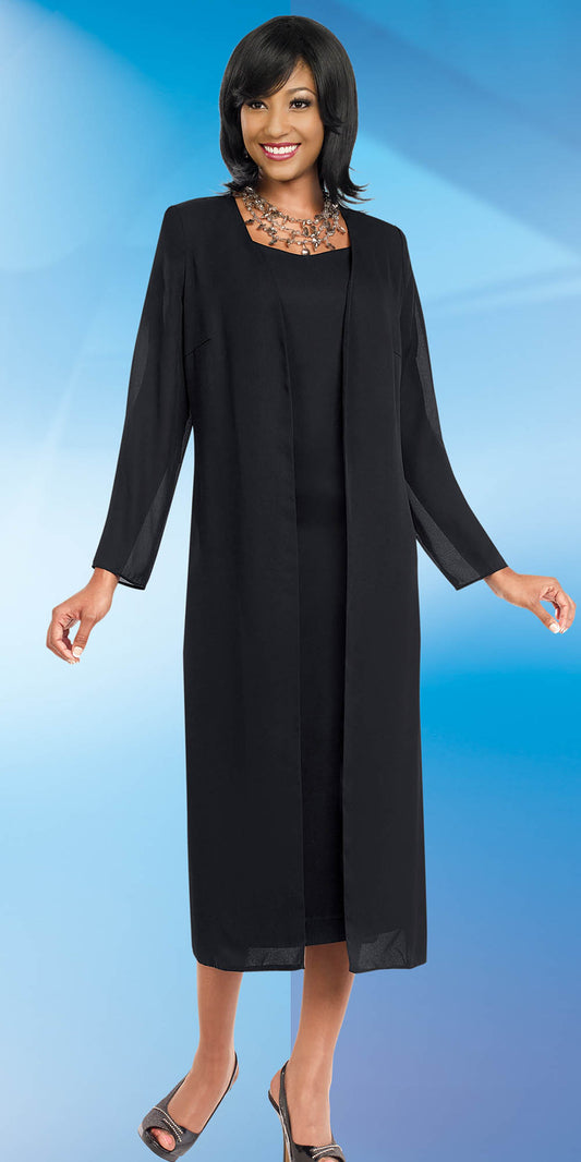 Misty Lane 13059-Black - Two Piece Dress With Long Jacket