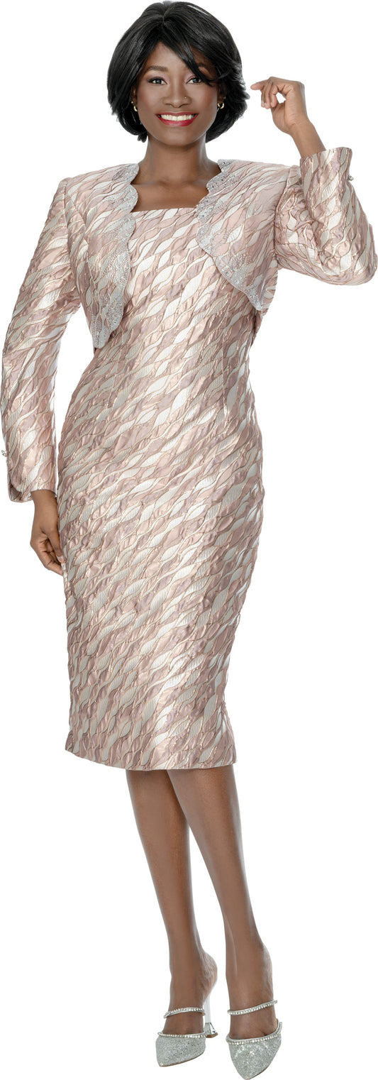 Susanna 3049 - Mauve - Bolero Jacket Dress