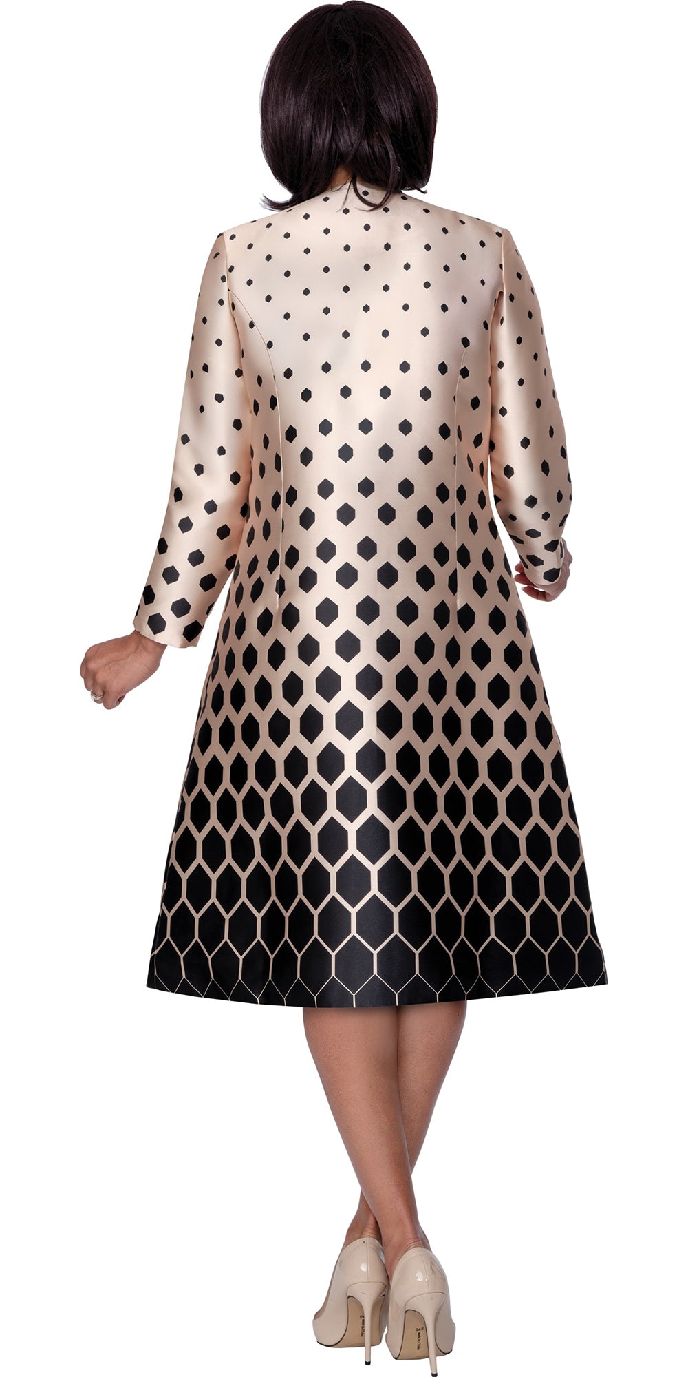 Dresses By Nubiano 100702 - Champagne - Twill Jacket Dress