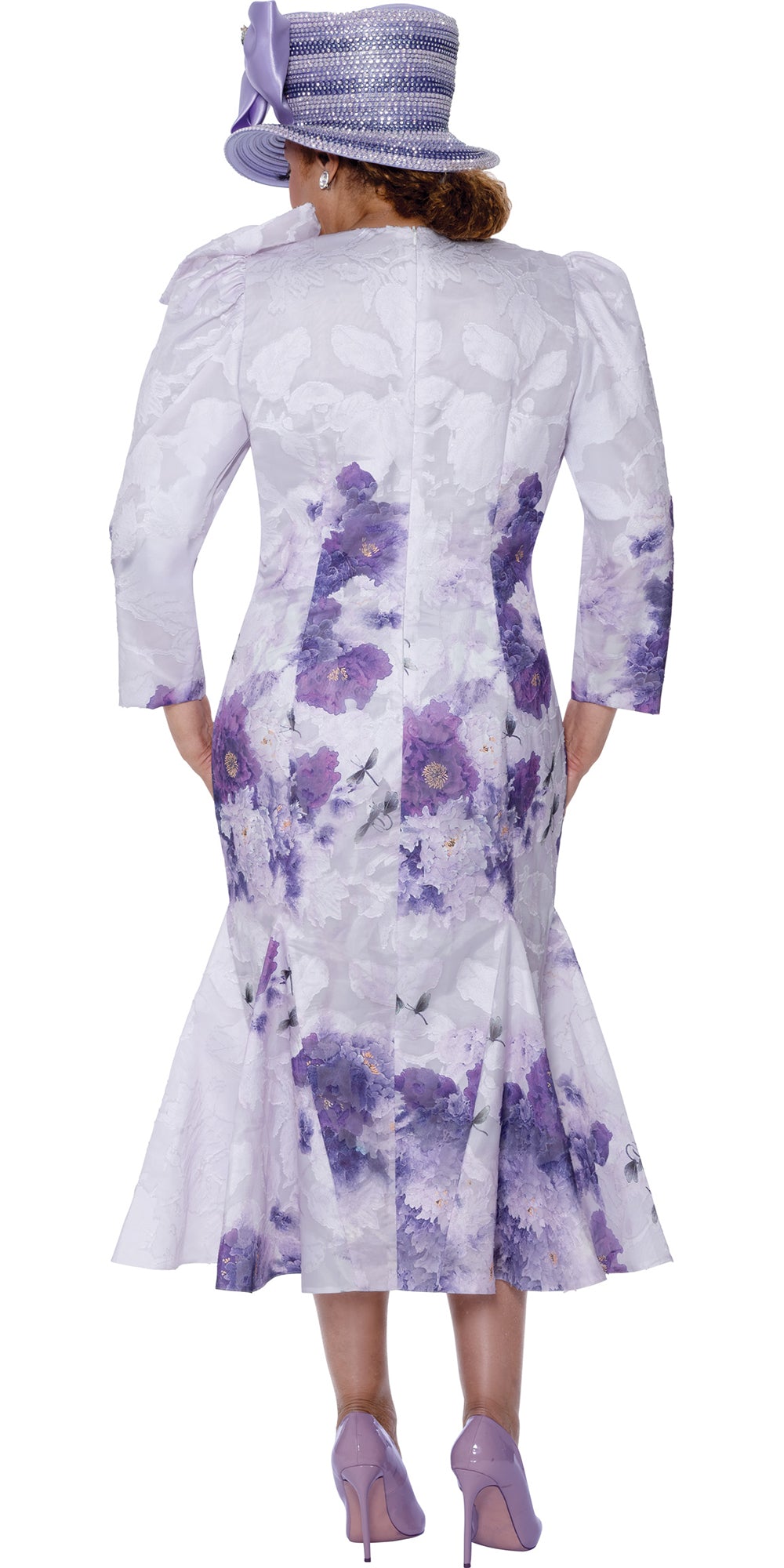 Dorinda Clark Cole 309561 - Lilac - Print Dress