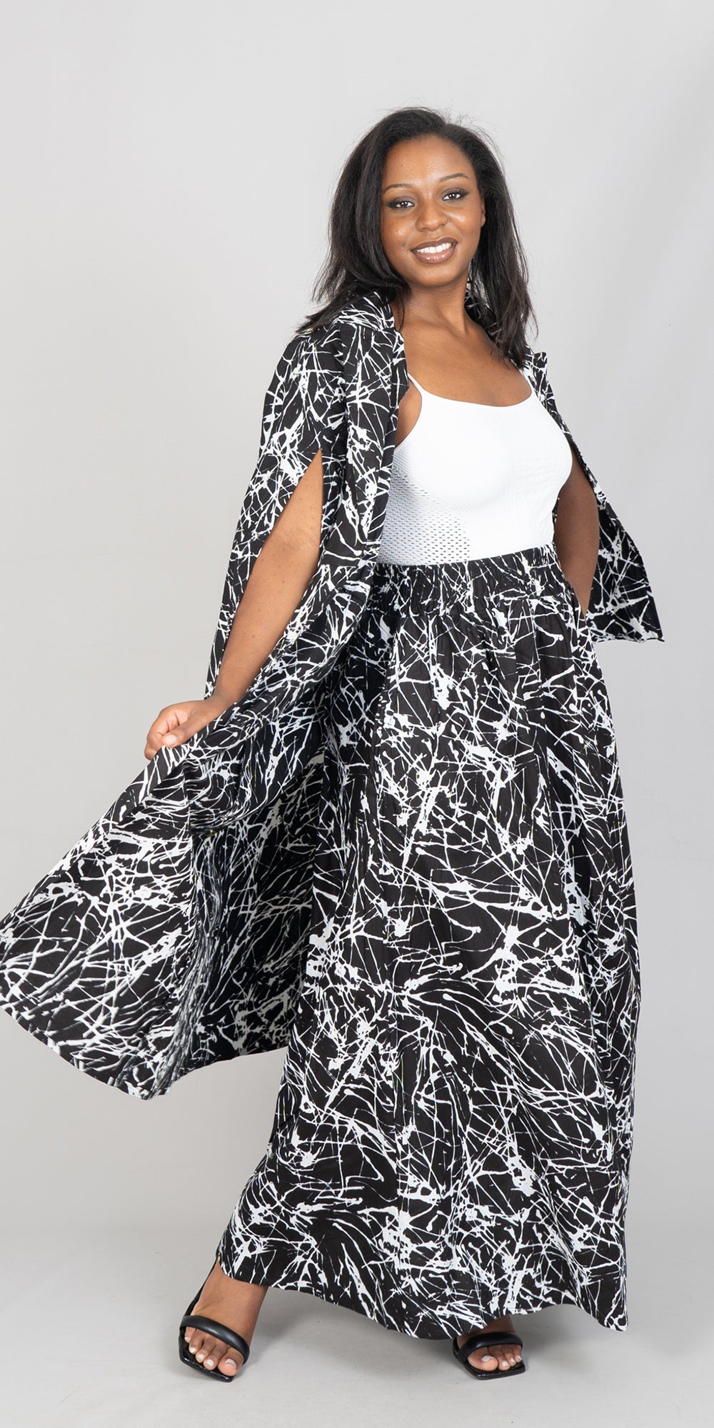 KaraChic 7785-599 -  African Print 2pc Skirt Set