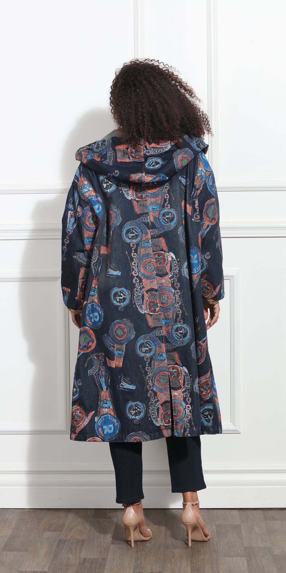 Luxe Moda LM373 - Multi - Denim Coat Dress