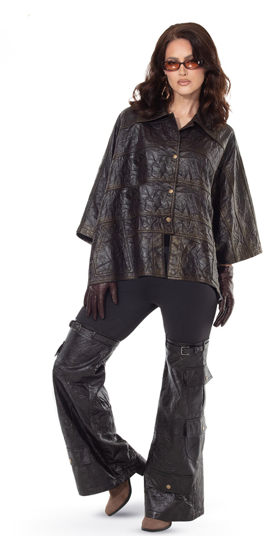 Love The Queen 17621 - Black - 2 pc Jacket and Pant Set