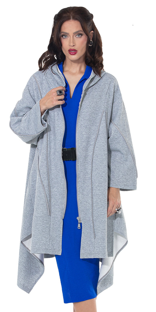 Love The Queen 17624 - Silver - Tunic Top