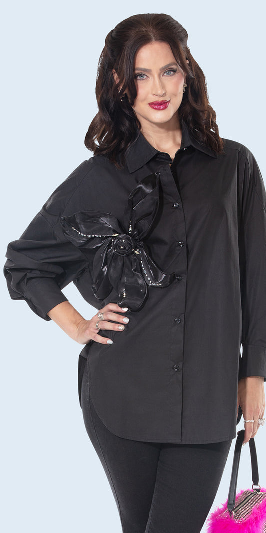 Love The Queen 17629 - Black - Tunic