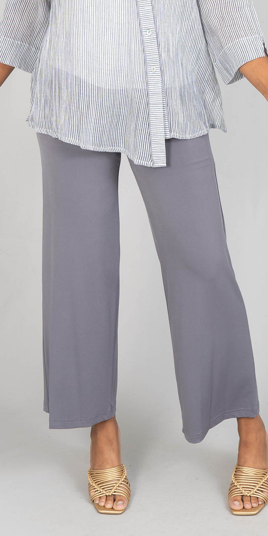 Moonlight - P8239ITY - Grey - Jersey Knit Full Leg Pant