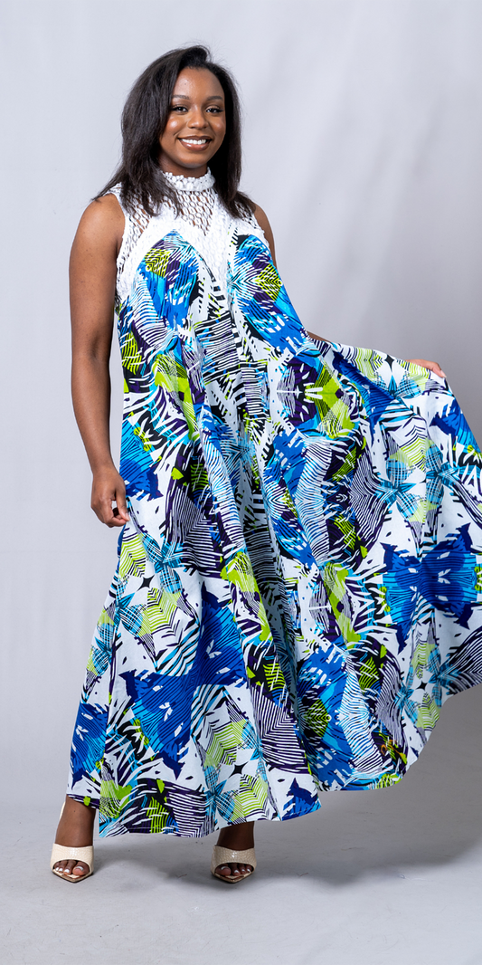 Step In Style AA23112 - Print Dress