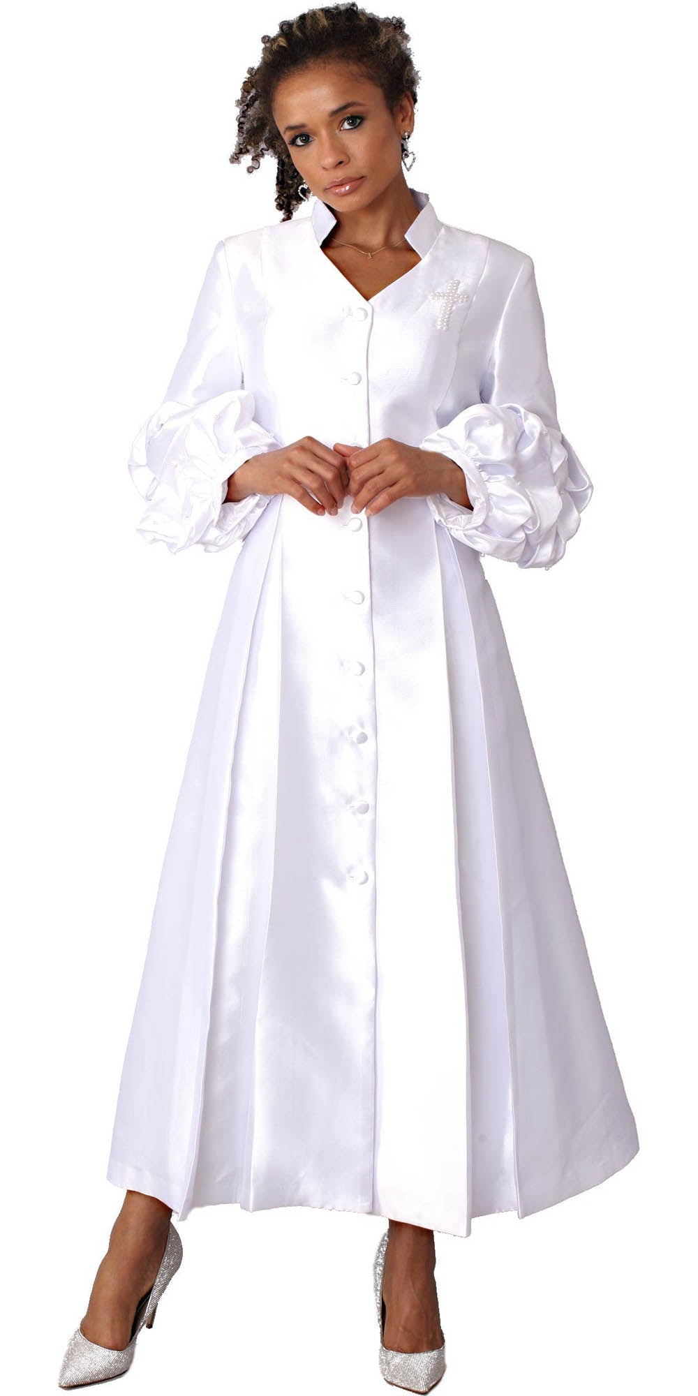 Tally Taylor - 4730 - White White - Women's Clergy Robe