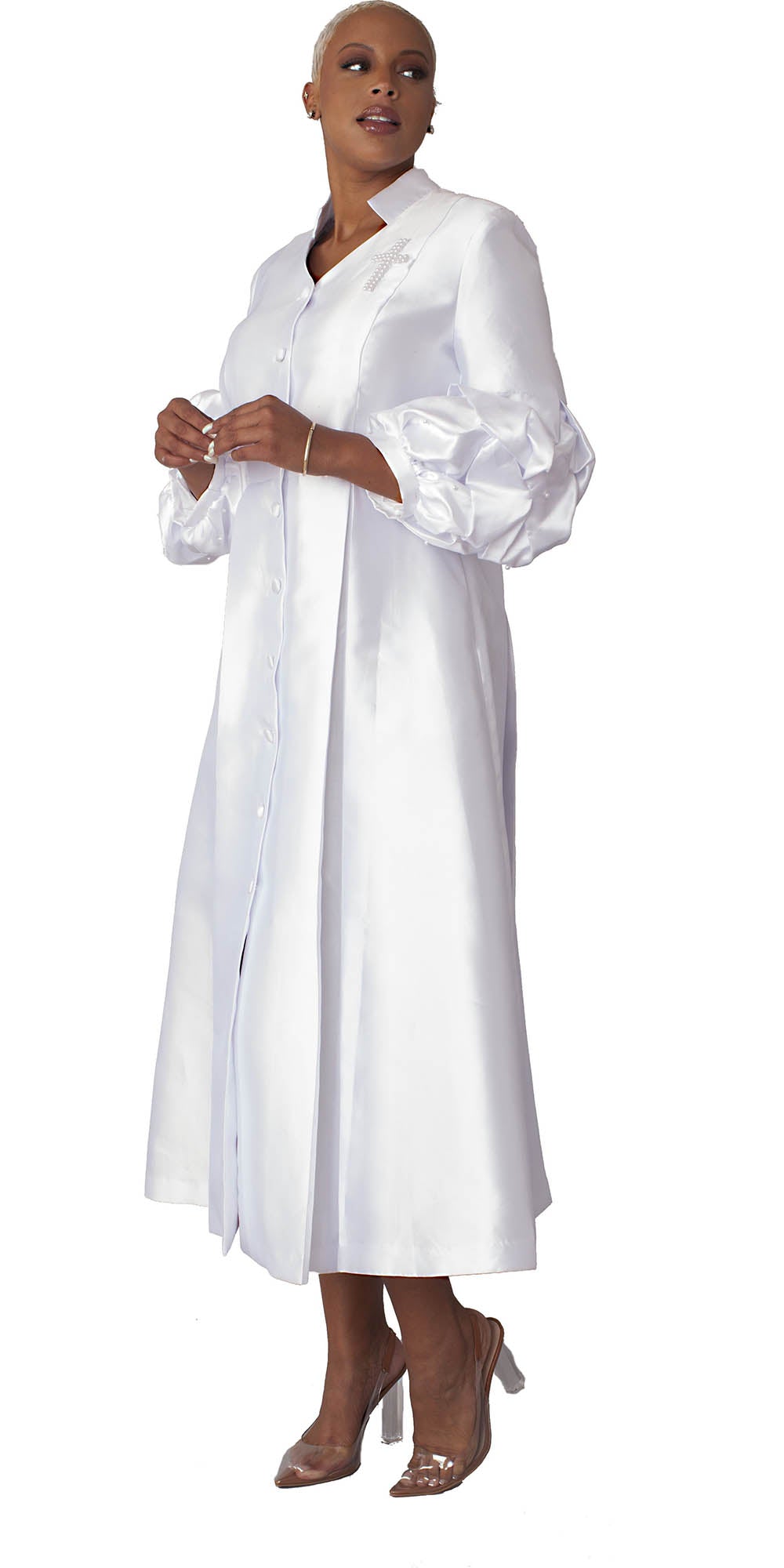 Tally Taylor - 4730 - White White - Women's Clergy Robe