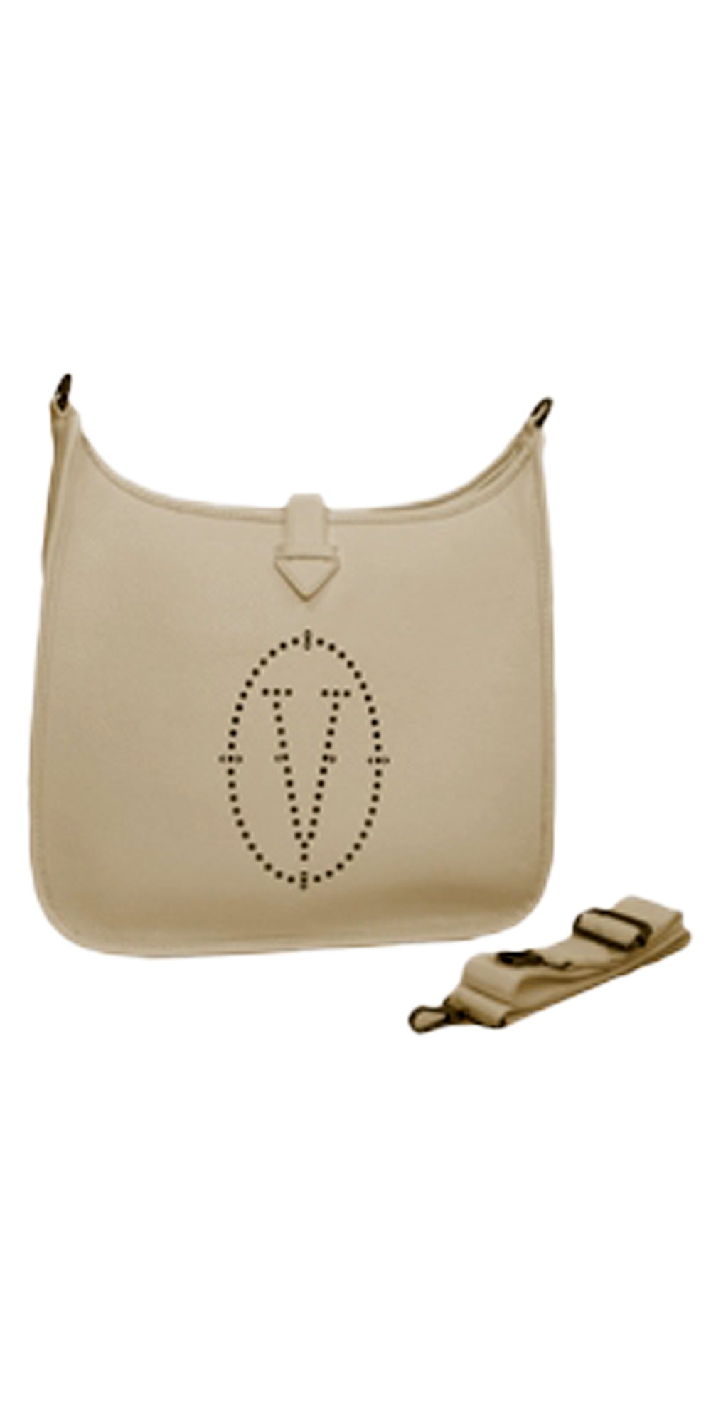 Vertigo VT0134 - Taupe - Vegan Leather Shoulder Bag