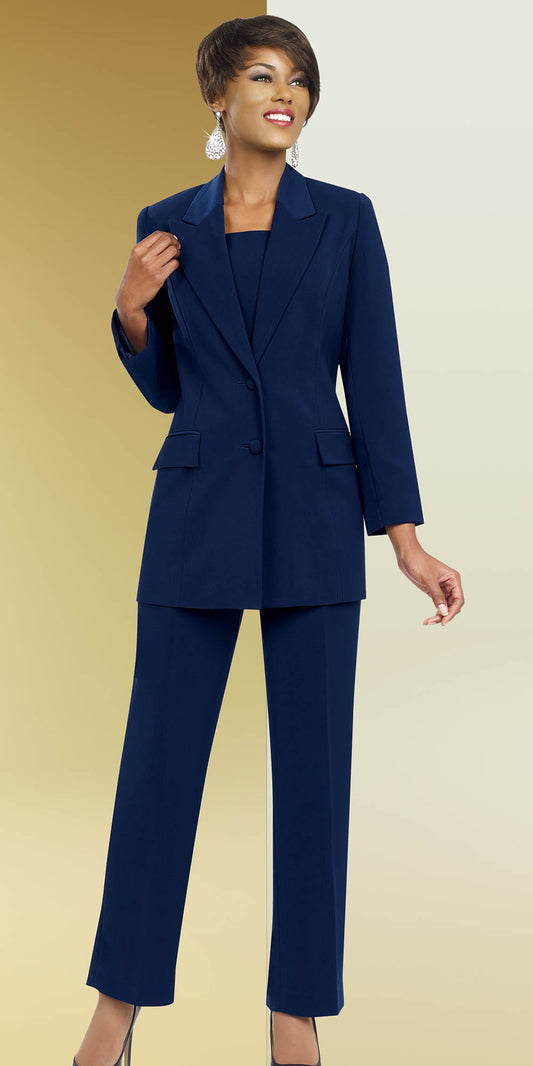 Ben Marc Executive 10499-Navy- Business Trouser Suit For Women