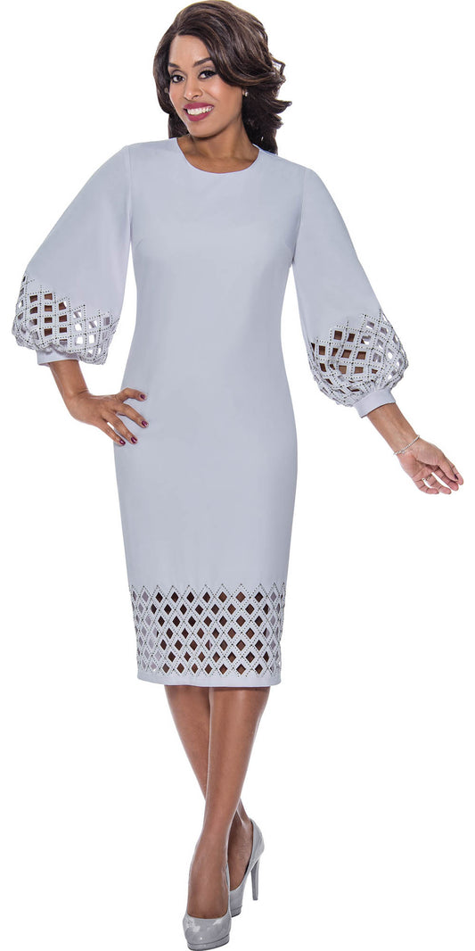 Nubiano Dresses DN731 - Dress with Embellished Cutouts